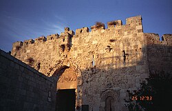 Puerta de Sion en Jerusalén, edificada en 1540.