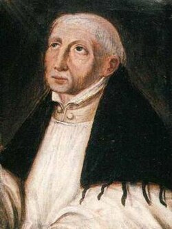 Representación histórica de Jan van Ruusbroec