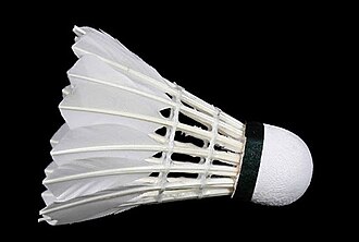 Estructura de un volante de bádminton
