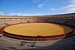 Interior de la plaza de toros