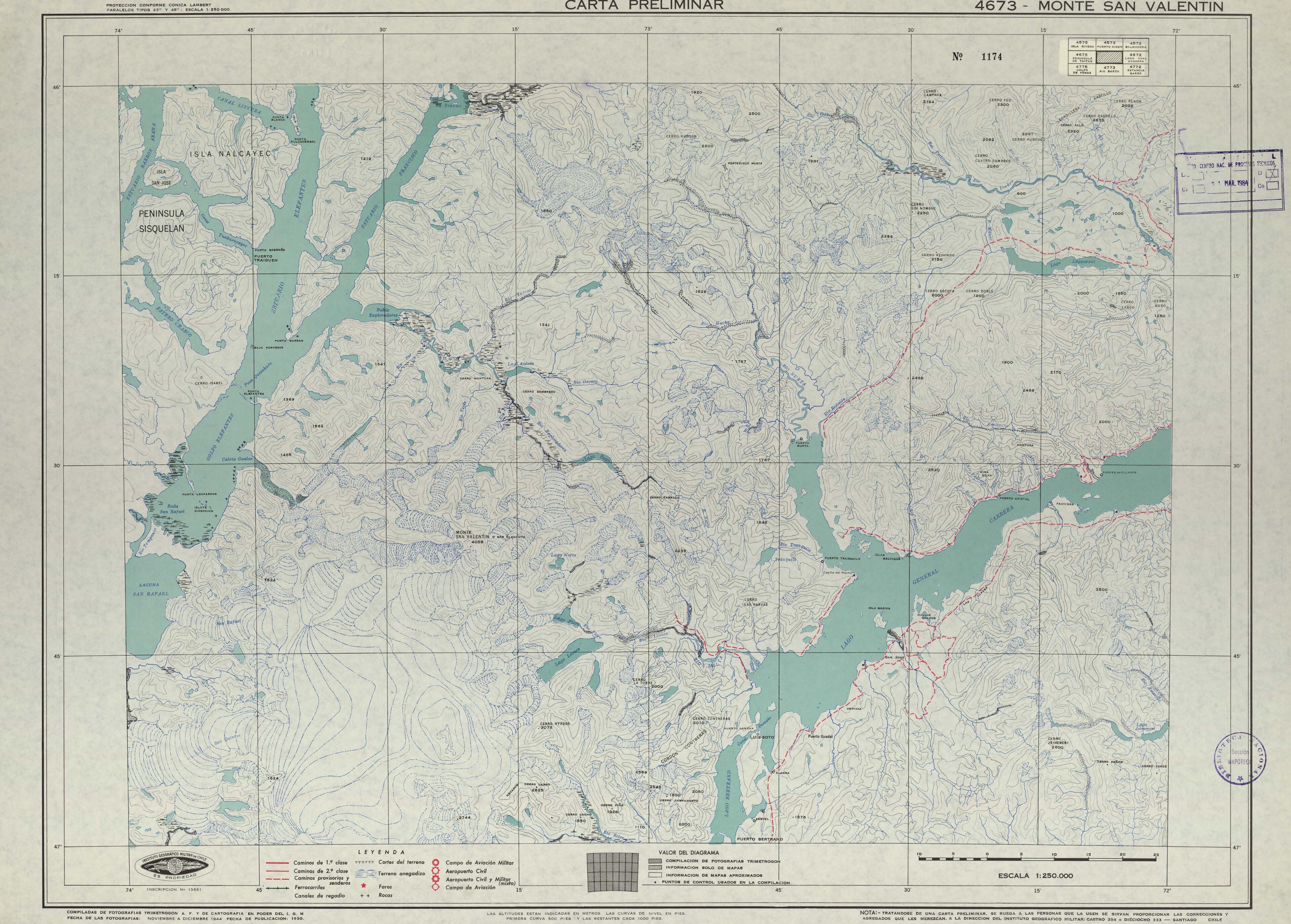 Mapa histórico de la zona