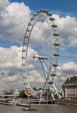 Estructura en voladizo del London Eye