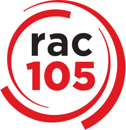 Logo e identidad visual de la emisora RAC105