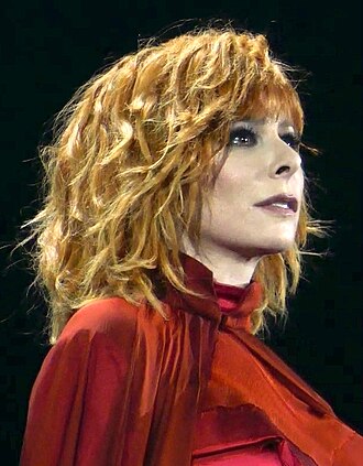 Retrato e información biográfica de la artista Mylène Farmer