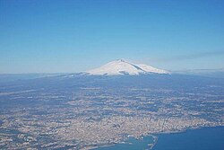 Vista general relacionada con el territorio de Catania