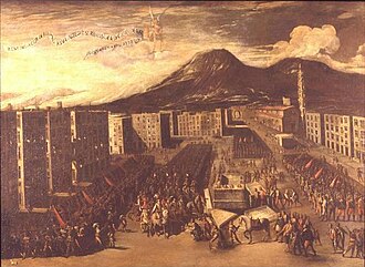 La rendición de Nápoles a don Juan de Austria (1648) por Carlo Coppola.