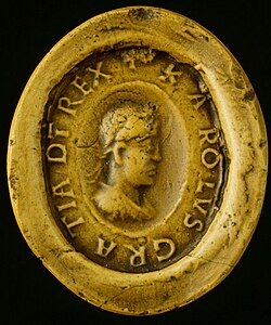 Molde del sello de Carlos II el Calvo