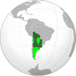 Mapa de las intendencias y gobernaciones de las reales audiencias en 1783