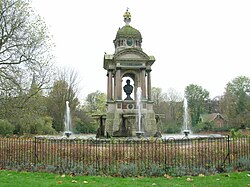 Monumento a Sarphati en el parque Sarphatipark