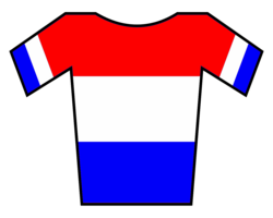 Maillot de Campeón de los Países Bajos de Ciclismo Contrarreloj