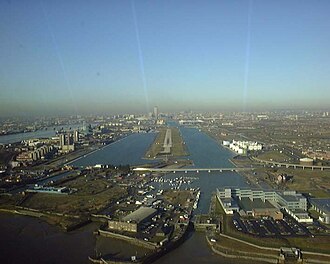 Vista general del Aeropuerto de la Ciudad de Londres