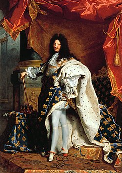 Retrato de Luis XIV, 1701, por Rigaud