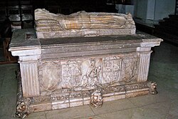 Sepulcro de María de Molina en el Monasterio de las Huelgas Reales de Valladolid.