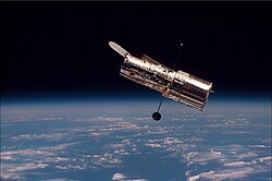 Telescopio Espacial Hubble en órbita terrestre