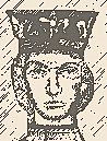 Retrato o representación heráldica tradicional relacionada con Sigfrido de Luxemburgo