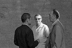 Jean Vilar en el Festival de Aviñón