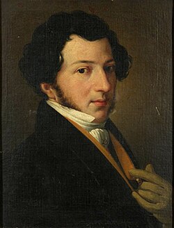 Retrato de Gioachino Rossini alrededor de 1815