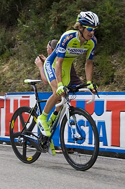 Franco Pellizotti durante el Giro de Italia 2009