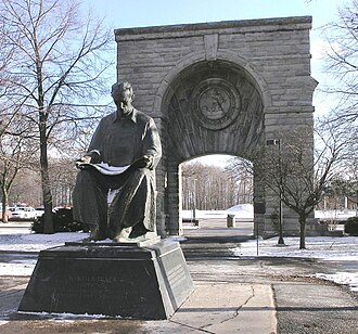 Monumento a Nikola Tesla en Goat Island