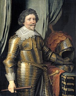 Retrato de Federico Enrique de Orange-Nassau pintado por Michiel Jansz. van Mierevelt.