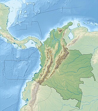Mapa de ubicación de la Isla de San Andrés en Colombia