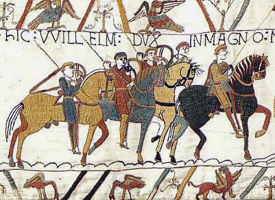 Fragmento del tapiz de Bayeux
