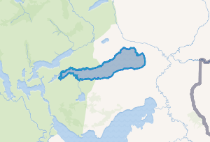 Mapa de ubicación del Lago Sarmiento