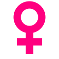 Símbolo de Venus, asociado a lo femenino en la cultura grecorromana