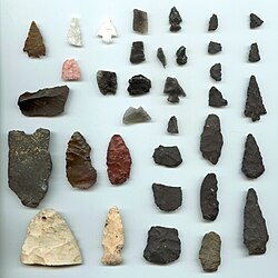 Herramientas de piedra de la Edad de Piedra