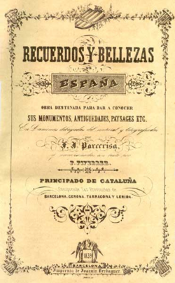 Portada de la obra Recuerdos y bellezas de España