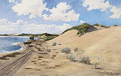Carl Locher, Posta de correo en la playa de Skagen
