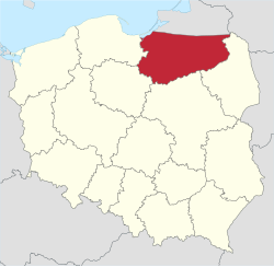 Representación visual de la región