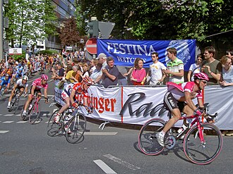 Corredores en el Gran Premio de Fráncfort