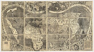 Planisferio de Waldseemüller o Universalis Cosmographia de 1507