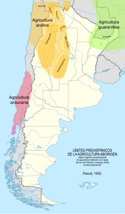 Límites prehispánicos de la agricultura araucana