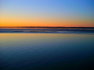Atardecer sobre Schiermonnikoog