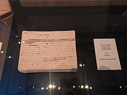 Manuscrito original de El terror de 1824 conservado en la Biblioteca Nacional de España