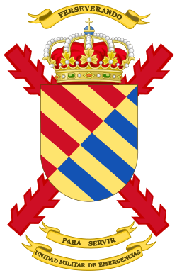 Emblema de la Unidad Militar de Emergencias