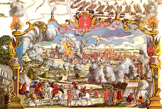 Sitio de Danzig en 1734