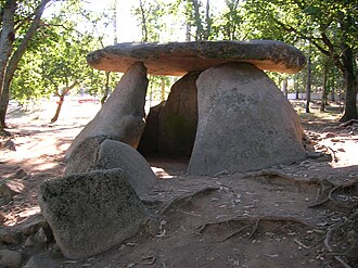 Dolmen de Axeitos en Galicia