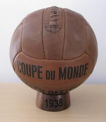 Réplica del balón oficial de la Copa Mundial de 1938