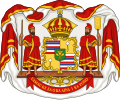 Emblema heráldico e histórico del Reino de Hawái.