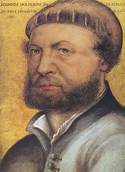 Retrato de Hans Holbein el Joven