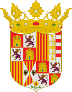 Armas de Fernando II de Aragón como rey de Nápoles