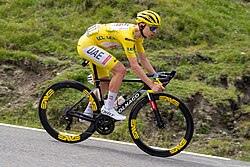 Tadej Pogačar en el Tour de Francia