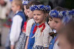 Festival escolar del pueblo letón