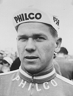 Retrato del ciclista Émile Daems