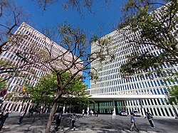 Edificios que componen la Ciudad de la Justicia de Barcelona y Hospitalet de Llobregat
