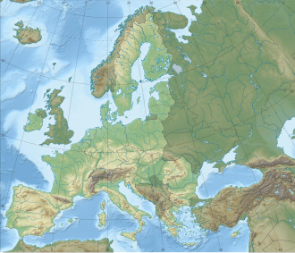 Relieve de la UE continental