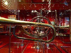 Sección de aerófonos del Museo de la Música de Barcelona